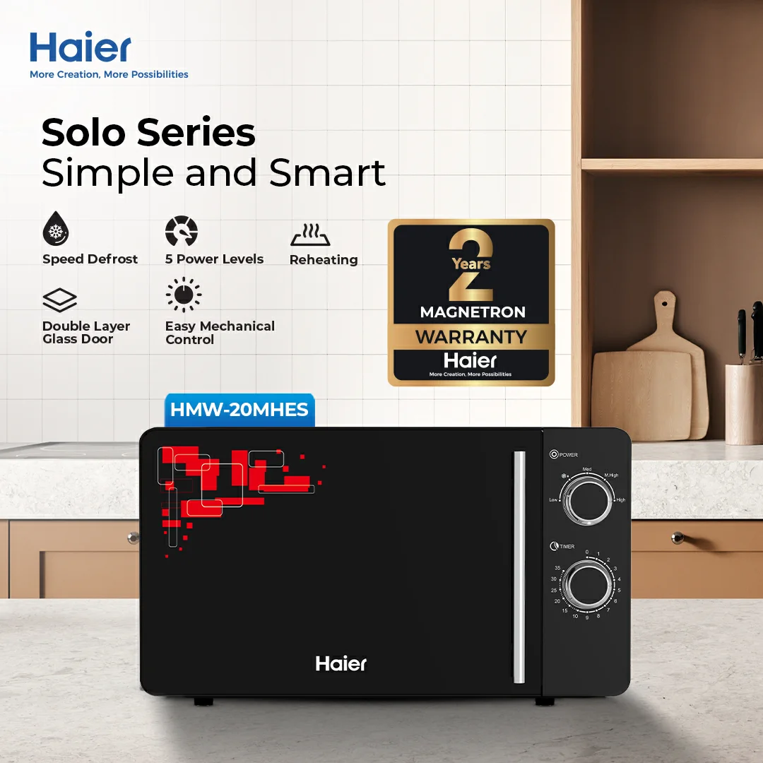 Haier HWM-20MHES Solo Microwave Oven