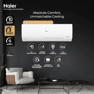 Haier HSU-13HFAB(W)-T3 Series 1 Ton DC Inverter- (13,000 BTU's).