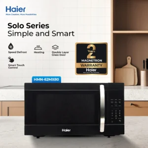 Haier HMN-62MX80 62L Solo Microwave Oven