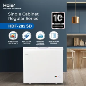 Haier HDF-285 10 CFT Single Door Deep Freezer