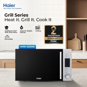 Haier HMW-32300B 32L Grill Microwave Oven