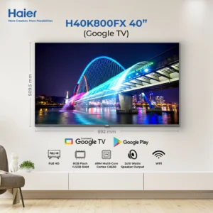 Haier H40K800FX 40 Inch Google Smart TV