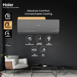 Haier HSU-20HFTEX(DG)-T3 Plus Series- 1.5 Ton DC Inverter-(20,000 BTU's)
