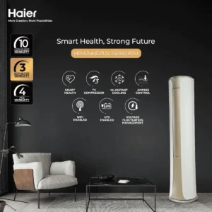 Haier Floor Standing Inverter Series Air Conditioner (HPU-24HDZUV) - 24,000 BTU