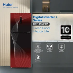 Haier HRF-346 IFRA 12 CFT HCS Digital Inverter Refrigerator